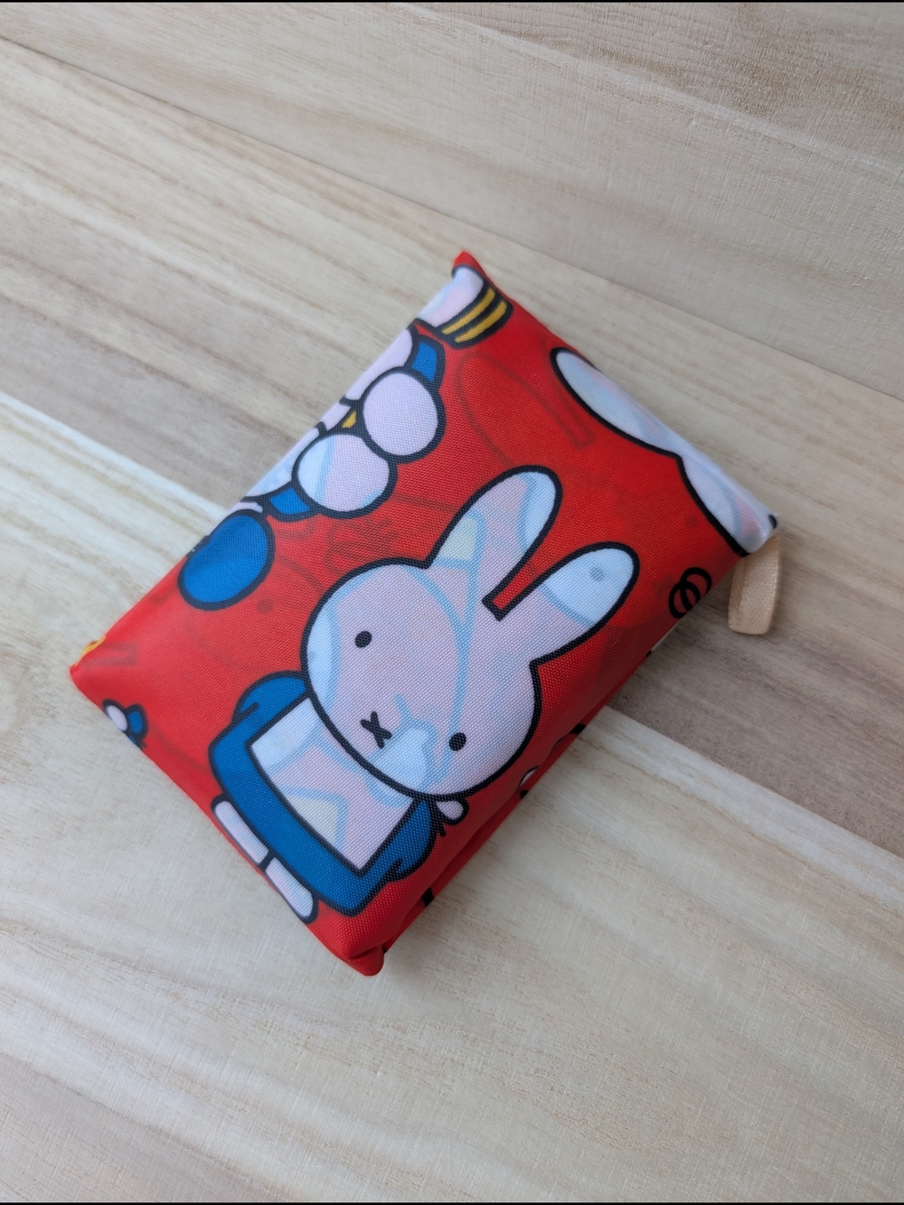 Miffy Red Reusable Kids Tote Bag with Bunny Print - Picture 8 of 8